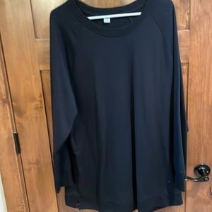 Like new OLD NAVY black Sweatshirt dress
